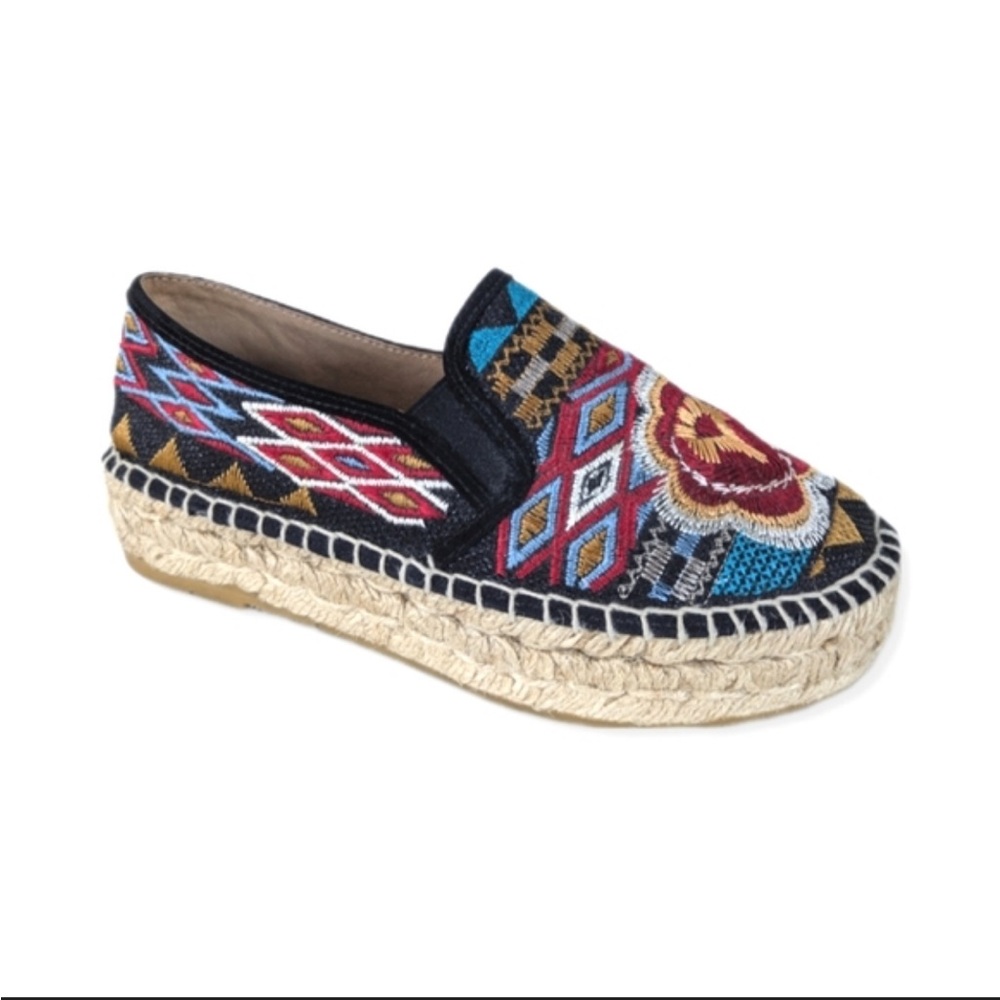 Like New Johnny Was Andorra Espadrille Braided Platform EU 40